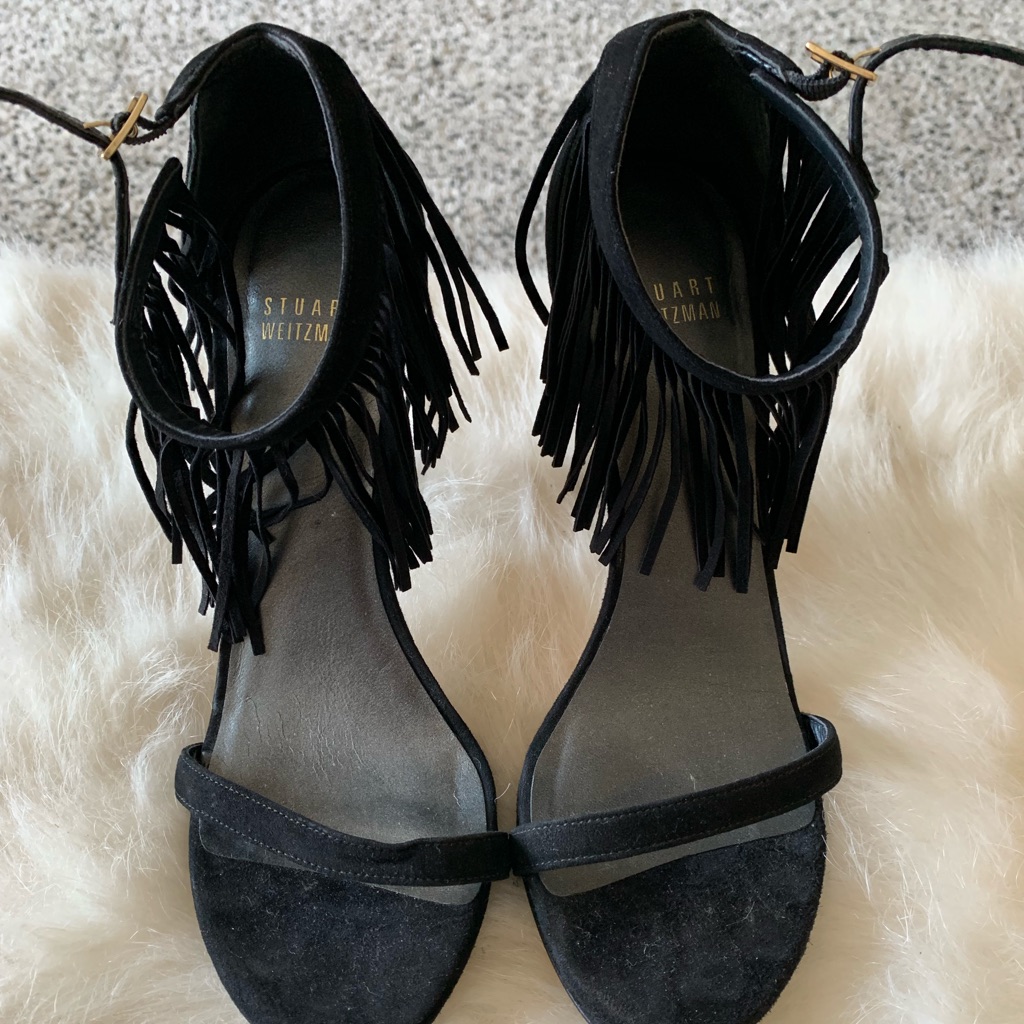 Stuart Weitzman Fringe Heels